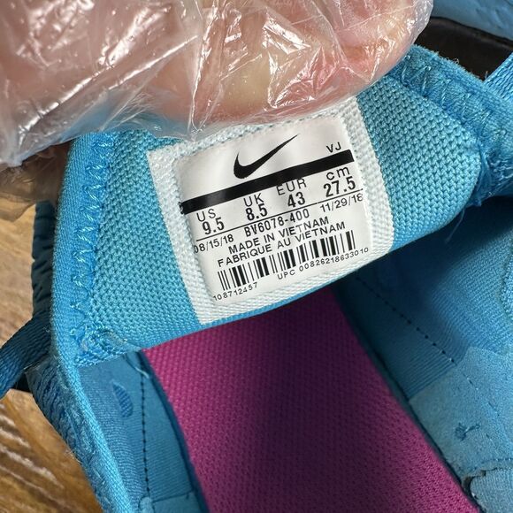 Nike Air Max 270 Shoes Mens Size 9.5 Blue Pink Black BV6078-400 Running Sneakers main image 7